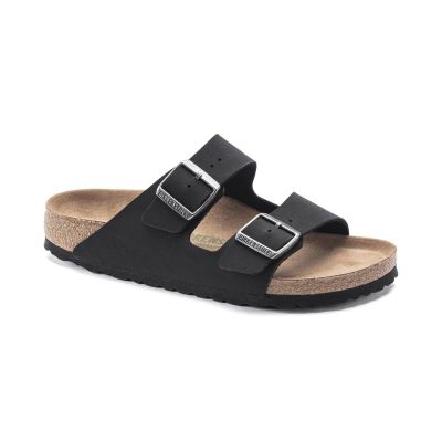 Birkenstock Arizona Vegan Birko-Flor Nubuck Narrow Fit Black - Svart - Sandaler Birkenstock Arizona Vegan Birko-Flor Nubuck Narrow Fit Black - Svart - Sandaler