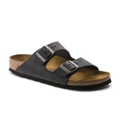 Birkenstock Arizona NU Oiled Black Narrow Fit - Svart - Sandaler Birkenstock Arizona NU Oiled Black Narrow Fit - Svart - Sandaler