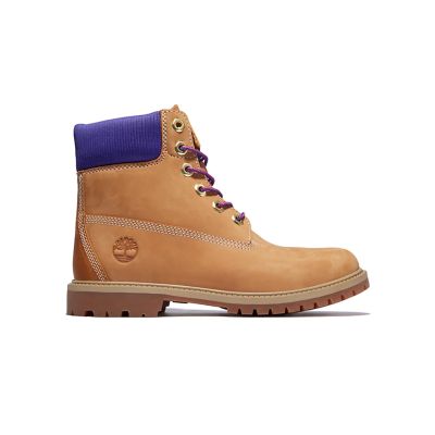 Timberland Heritage 6 WMN Yellow Purple - Brun - Joggesko Timberland Heritage 6 WMN Yellow Purple - Brun - Joggesko