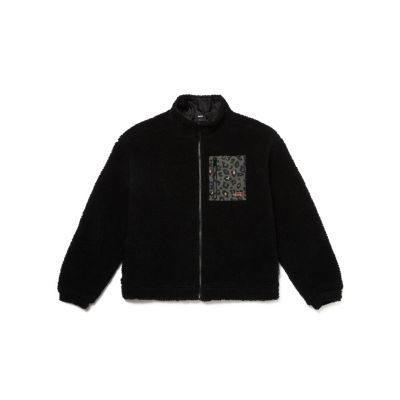 Vans On The Wall Mock Neck Jacket - Svart - Jakke Vans On The Wall Mock Neck Jacket - Svart - Jakke