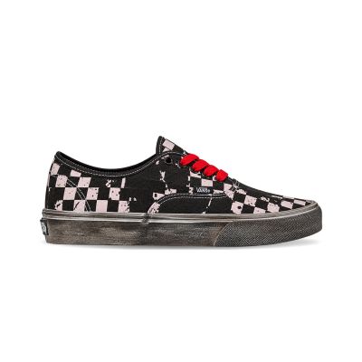 Vans Authentic OVER BLKRD Black Red - Svart - Joggesko Vans Authentic OVER BLKRD Black Red - Svart - Joggesko