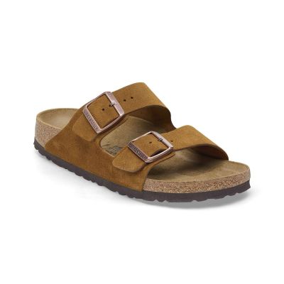 Birkenstock Arizona Suede Leather Regular Fit Brown - Brun - Sandaler Birkenstock Arizona Suede Leather Regular Fit Brown - Brun - Sandaler