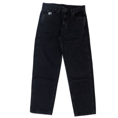 Karl Kani Small Signature Baggy Five Pocket Denim Vintage Black - Svart - Bukser Karl Kani Small Signature Baggy Five Pocket Denim Vintage Black - Svart - Bukser