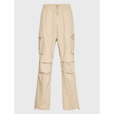 Karl Kani Rubber Signature Cargo Pants Sand - Brun - Bukser