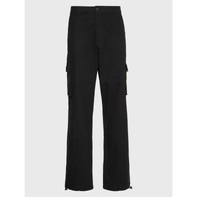 Karl Kani Woven Patch Signature Cargo Pants Black - Svart - Bukser