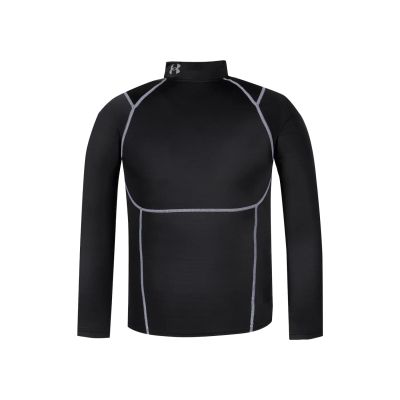 Under Armour UA HG Elite Comp Mock LS Black - Svart - Langermet kompresjonsskjorte Under Armour UA HG Elite Comp Mock LS Black - Svart - Langermet kompresjonsskjorte