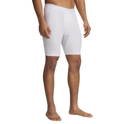 Under Armour UA HG Elite Long Shorts White - Hvit - Kompresjonsshorts Under Armour UA HG Elite Long Shorts White - Hvit - Kompresjonsshorts