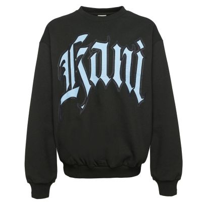 Karl Kani Inside Out Crewneck Dark Grey/ Light Blue - Grå - Hettegenser