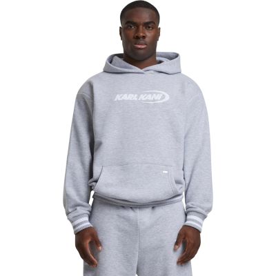 Karl Kani Ellipse Hoodie Grey - Grå - Hettegenser