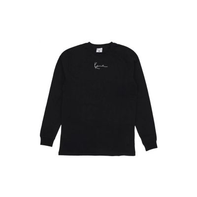 Karl Kani Small Signature Long-Sleevee Tee Black - Svart - Kortermet T-skjorte