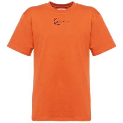 Karl Kani Small Signature Essential Tee Dark Orange - Oransje - Kortermet T-skjorte Karl Kani Small Signature Essential Tee Dark Orange - Oransje - Kortermet T-skjorte