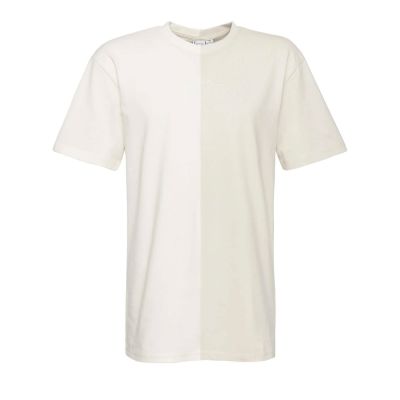 Karl Kani Small Signature Split Tee Off White/Light Sand - Hvit - Kortermet T-skjorte Karl Kani Small Signature Split Tee Off White/Light Sand - Hvit - Kortermet T-skjorte