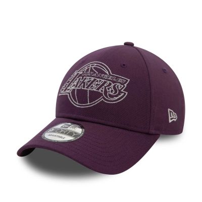 New Era 940 NBA Metallic Outline 9forty Los Angeles Lakers - Lilla - Lokk