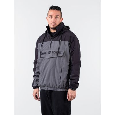 Karl Kani Retro Split Windbreaker Anthracite/Black - Svart - Jakke