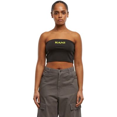 Karl Kani Retro Bandeau Wmns Top - Svart - Kortermet T-skjorte Karl Kani Retro Bandeau Wmns Top - Svart - Kortermet T-skjorte