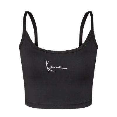 Karl Kani Small Signature Essential Wmns Crop Top - Svart - Kortermet T-skjorte Karl Kani Small Signature Essential Wmns Crop Top - Svart - Kortermet T-skjorte