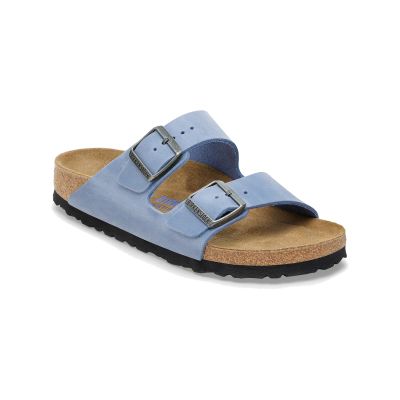 Birkenstock Arizona Soft Footbed Oiled Leather Regular Fit Elemental Blue - Blå - Sandaler Birkenstock Arizona Soft Footbed Oiled Leather Regular Fit Elemental Blue - Blå - Sandaler