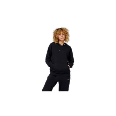 New Balance Essentials Fleece Hoodie W - Svart - Kortermet T-skjorte New Balance Essentials Fleece Hoodie W - Svart - Kortermet T-skjorte