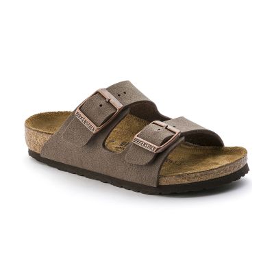 Birkenstock Arizona Kids Birko-Flor Birkibuc Narrow Fit Brown 552893 - Brun - Sandaler Birkenstock Arizona Kids Birko-Flor Birkibuc Narrow Fit Brown 552893 - Brun - Sandaler