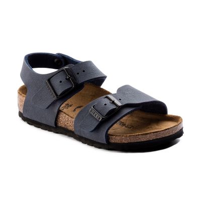 Birkenstock New York Kids Birko-Flor Narrow Fit Blue - Blå - Sandaler Birkenstock New York Kids Birko-Flor Narrow Fit Blue - Blå - Sandaler