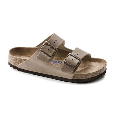 Birkenstock Arizona Soft Footbed Oiled Nubuck Leather Narrow Fit Brown - Brun - Sandaler Birkenstock Arizona Soft Footbed Oiled Nubuck Leather Narrow Fit Brown - Brun - Sandaler