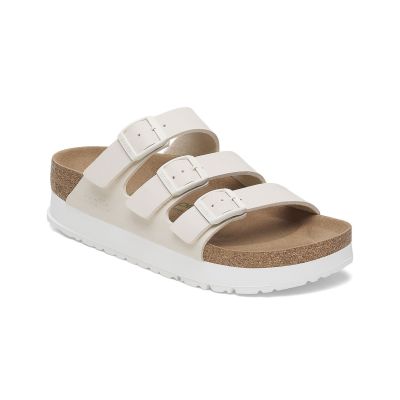 Birkenstock Florida III PAP Flex Platform Birko-Flor Narrow Fit Offwhite - Brun - Sandaler Birkenstock Florida III PAP Flex Platform Birko-Flor Narrow Fit Offwhite - Brun - Sandaler