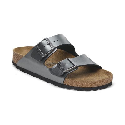 Birkenstock Arizona Birko-Flor Regular fit Silver - Grå - Sandaler Birkenstock Arizona Birko-Flor Regular fit Silver - Grå - Sandaler