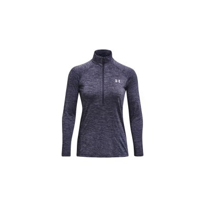 Under Armour W Tech Twist ½ Zip - Lilla - Kortermet T-skjorte