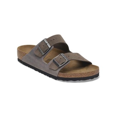 Birkenstock Arizona Mixed Leather Regular Fit Concrete Gray - Grå - Sandaler Birkenstock Arizona Mixed Leather Regular Fit Concrete Gray - Grå - Sandaler