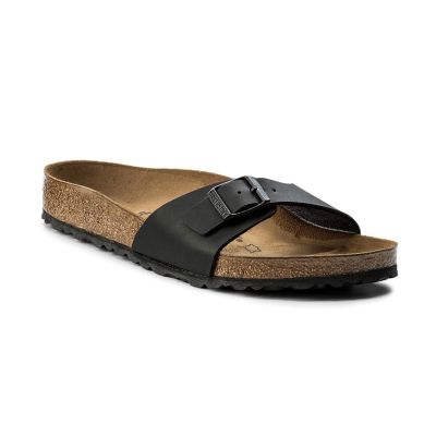 Birkenstock Madrid Birko-Flor Patent Regular Fit Black 40791 - Svart - Sandaler Birkenstock Madrid Birko-Flor Patent Regular Fit Black 40791 - Svart - Sandaler