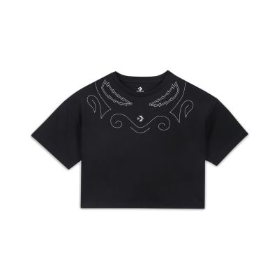 Converse Proud To Be Oversized Cropped T-Shirt - Svart - Kortermet T-skjorte Converse Proud To Be Oversized Cropped T-Shirt - Svart - Kortermet T-skjorte