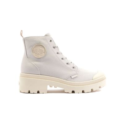 Palladium Pallabase Twill - Hvit - Joggesko