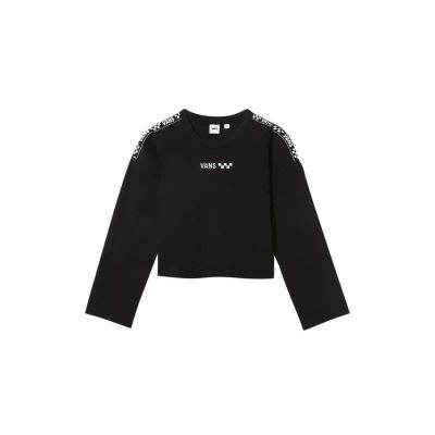 Vans Wm Brand Striper Crew Black - Svart - Kortermet T-skjorte Vans Wm Brand Striper Crew Black - Svart - Kortermet T-skjorte