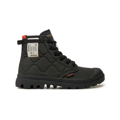 Palladium Pampa Re-Quilted Black - Svart - Joggesko Palladium Pampa Re-Quilted Black - Svart - Joggesko