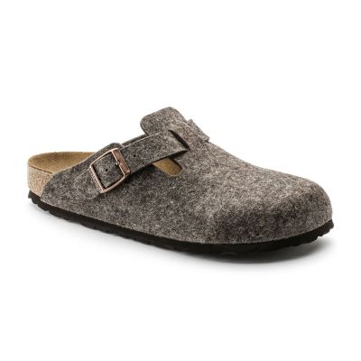 Birkenstock Boston Wool Felt Regular Fit Brown - Brun - Sandaler Birkenstock Boston Wool Felt Regular Fit Brown - Brun - Sandaler