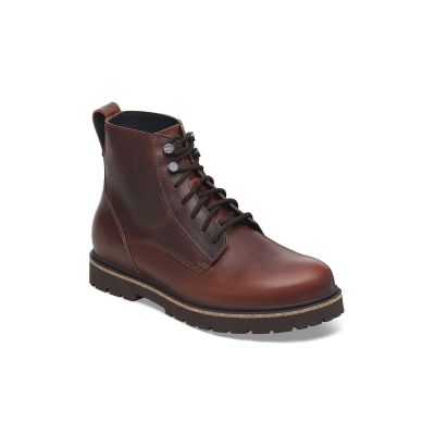 Birkenstock Highwood Lace Mid Men Natural Leather Regular Fit Brown - Brun - Joggesko Birkenstock Highwood Lace Mid Men Natural Leather Regular Fit Brown - Brun - Joggesko