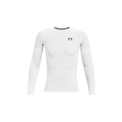 Under Armour HeatGear Amrour Comp LS - Hvit - Kortermet T-skjorte Under Armour HeatGear Amrour Comp LS - Hvit - Kortermet T-skjorte