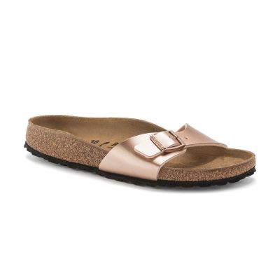 Birkenstock Madrid Birko-Flor Copper Regular Fit - Rosa - Sandaler Birkenstock Madrid Birko-Flor Copper Regular Fit - Rosa - Sandaler