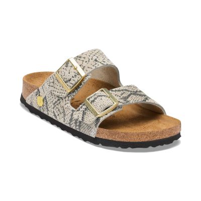 Birkenstock Arizona Suede Leather Regular Fit Snake Oyster - Flerfarget - Sandaler Birkenstock Arizona Suede Leather Regular Fit Snake Oyster - Flerfarget - Sandaler