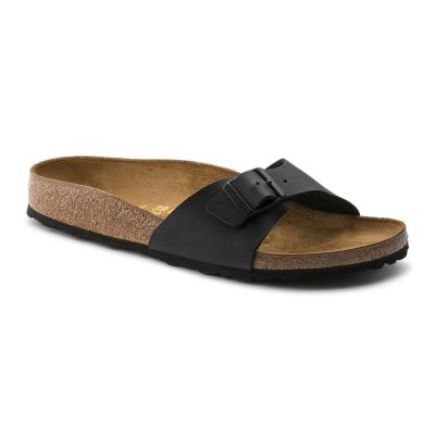 Birkenstock Madrid Black Narrow Fit - Svart - Sandaler Birkenstock Madrid Black Narrow Fit - Svart - Sandaler