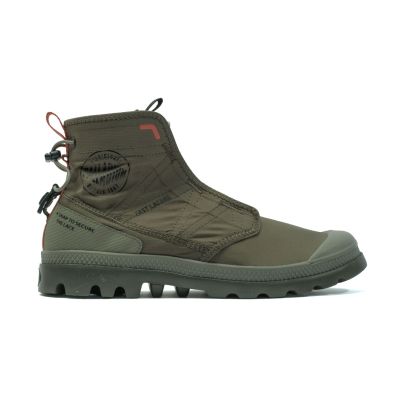 Palladium Pampa Travel Lite RS Olive Night - Grønn - Joggesko