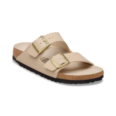 Birkenstock Arizona Birko-Flor Narrow Fit Triples Sandcastle Oyster - Brun - Sandaler Birkenstock Arizona Birko-Flor Narrow Fit Triples Sandcastle Oyster - Brun - Sandaler