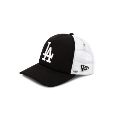 New Era LA Dodgers Clean Blue A-Frame Trucker Cap - Svart - Lokk