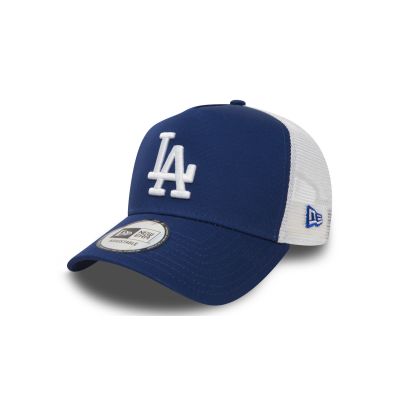 New Era LA Dodgers Clean Blue A-Frame Trucker Cap - Blå - Lokk