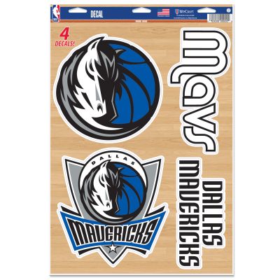 WinCraft NBA 11x17 Dallas Mavericks Multi-Use Decal - Svart - Nálepky