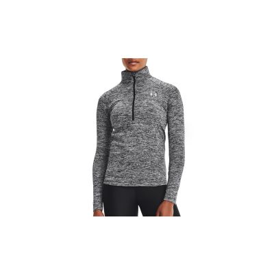 Under Armour W Tech Twist ½ Zip - Grå - Kortermet T-skjorte