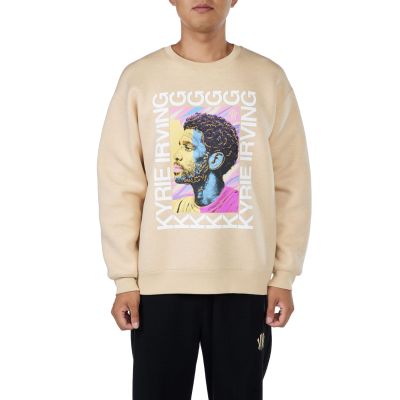 Anta KAI Sweatshirt Khaki - Hvit - Hettegenser