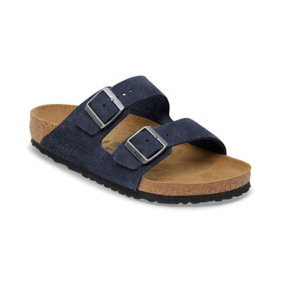 Birkenstock Arizona Suede Leather Regular Fit Blue - Blå - Sandaler Birkenstock Arizona Suede Leather Regular Fit Blue - Blå - Sandaler