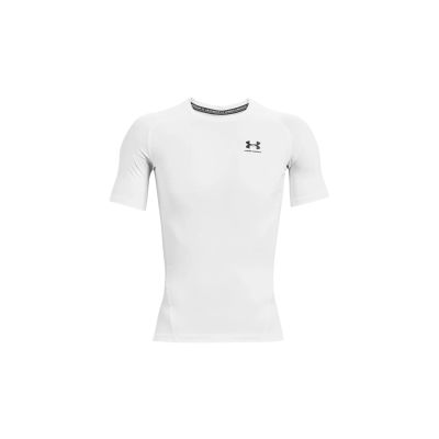 Under Armour HeatGear Armour Sort Sleeve T-shirt - Hvit - Kortermet T-skjorte Under Armour HeatGear Armour Sort Sleeve T-shirt - Hvit - Kortermet T-skjorte