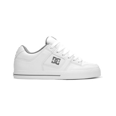 DC Shoes Pure White Battleship - Hvit - Joggesko DC Shoes Pure White Battleship - Hvit - Joggesko